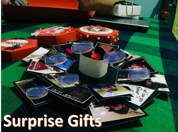 surprice surprise gift thank explosion box hexagon photo gallery win lifestyle love annuasary birthday celebrate special day memory amazing valantine smile you my fun happy heart delight software money flower